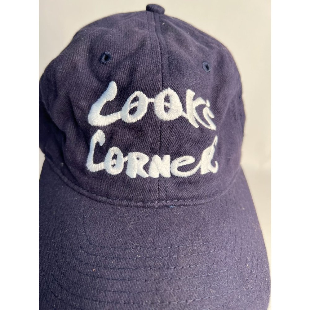Decky Embroidered Cook's Corner Cap  OS Navy   Cotton